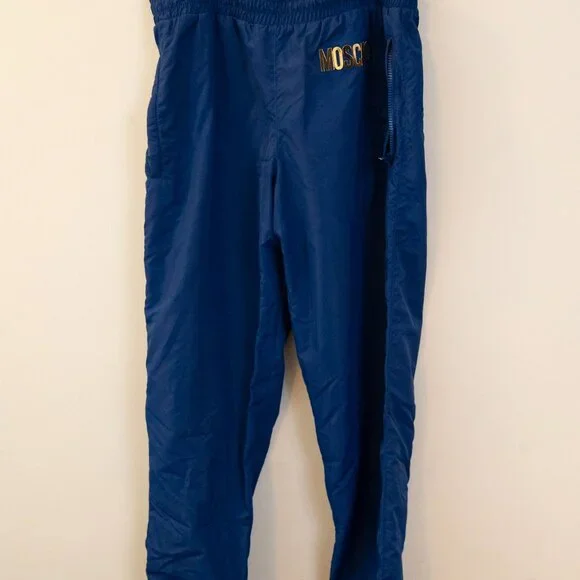 MOSCHINO Nylon Blue Track Pants (Full Tracksuit Available!) - Picture 5 of 8